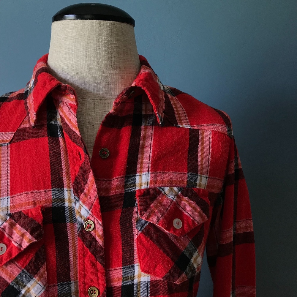 Angie Button Up Top Flannel Pattern